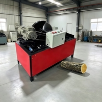 Scie à bois électrique à économie d'énergie pour la coupe transversale du bois rond, idéale pour l'atelier de production de bois de chauffage