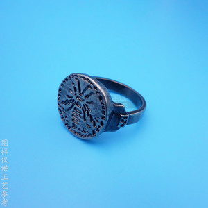 Antique Style <b>Bee</b> Design Zinc Alloy Ring For Film Props <b>Gift</b> Jewelry - Product Image 1