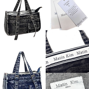 <span class=keywords><strong>กระเป๋า</strong></span>ผ้าเดนิม <span class=keywords><strong>MK</strong></span> ดีไซน์เฉพาะ, <span class=keywords><strong>กระเป๋า</strong></span>ผ้าโพลีเอสเตอร์สะพายไหล่เดียวอเนกประสงค์มีซิปปิด - Product Image 3
