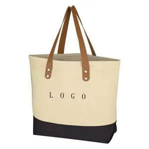 0 Waste Cheap High Quality Blank Printed Brand Name Promotion Advertising Beach Grocery Cotton Shopping Tote Bags