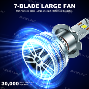 Xview xa75 150W 38000lm siêu sáng Led Đèn Pha cho xe <span class=keywords><strong>H4</strong></span> Luces Led Para tự động H11 focos 9005 Faro H7 Led Đèn Pha <span class=keywords><strong>H4</strong></span> - Product Image 5