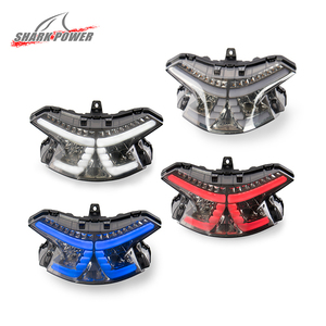 Requin Puissance <span class=keywords><strong>Moto</strong></span> Refit Commutateur Optionnel Fluide <span class=keywords><strong>Clignotant</strong></span> Feu Arrière Feu Arrière <span class=keywords><strong>Led</strong></span> Feu De Freinage Arrière - Product Image 1