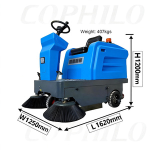 Machine <span class=keywords><strong>de</strong></span> nettoyage <span class=keywords><strong>de</strong></span> sols autopropulsée Cophilo, alimentée par batterie, 48V, <span class=keywords><strong>pour</strong></span> usage commercial/industriel, intérieur/extérieur - Product Image 4