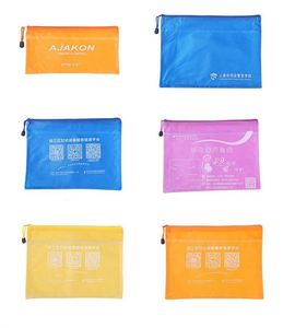 Hot Sale Cash Envelopes 5PCS Document Folder <b>A4</b> <b>File</b> Zipper Bags Plastic Wallet Folder Zip Lock Bags Certificate Holder - Product Image 2