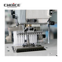 Machine à coudre industrielle à points de chaînette multi-aiguilles Golden Choice VC008-12064, 12 aiguilles, avec tire-fil arrière