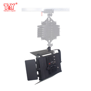 Equipo de videografía <span class=keywords><strong>DMX</strong></span>/panel de luz LED de estudio remoto con barndoor - Product Image 6