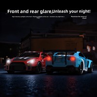 Coche de Carreras RC a Escala 1/20, Modelo de Vehículo Energético, con Luces, 4WD, Alta Velocidad, Control Remoto, Juguete Deportivo Eléctrico