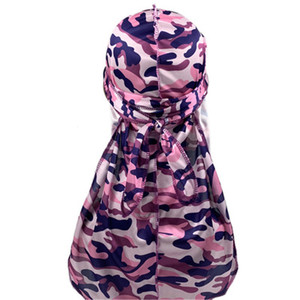 Durag da Uomo alla Moda, <span class=keywords><strong>Turbante</strong></span> <span class=keywords><strong>Bandana</strong></span> con Cuciture Esterne, Stampa Mimetica, Copricapo Durag Camo - Product Image 6