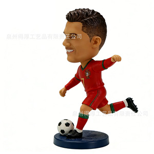Figura de resina personalizada de estrella de fútbol, modelo BHJ-087, para regalo empresarial o decoración. - Product Image 1