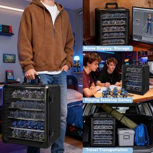 Estuche de Transporte para Miniaturas, Estuche de Almacenamiento para Miniaturas con Marco de Aleación de Aluminio y Cerradura para Warhammer 40K - Product Image 6