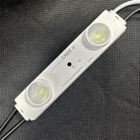 AC 110V/220v 2leds Edge LED Module 6500K Blanc 1.5W pour Letter Lightbox Panneaux Publicitaires avec Bande Adhésive Backside.
