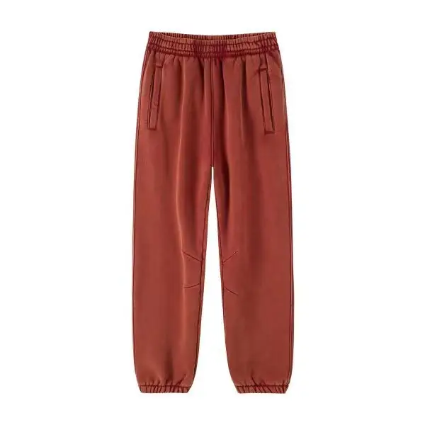 high quality 100% cotton Jogger pants streetwear washed vintage sweatpants manufacturer sweat pants