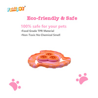 Famipet Fabricant Grossiste Nouveau Disque Volant d'Exercice Design Durable en TPR Jouet à Mâcher pour Animaux Jouets Interactifs pour Chiens