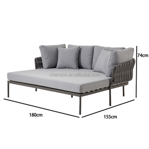 Meubles en corde Chaise longue <span class=keywords><strong>de</strong></span> tissage <span class=keywords><strong>de</strong></span> <span class=keywords><strong>jardin</strong></span> Chaise longue en corde - Product Image 2