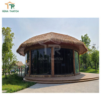 Toit de chaume synthétique artificiel tiki bar parapluie toit de chaume artificielle pour restaurant de plage zoo resort