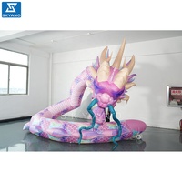 Sculpture de dragon gonflable personnalisée, sculpture publicitaire commerciale, décoration publicitaire