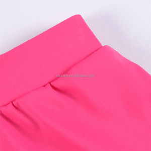 Yeni varış 2in1 çocuklar spor elbise baskılı sıkı Hollow geri spor Yoga eğitim dans giyim çocuklar için - Product Image 4