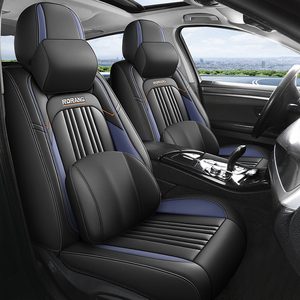 Fundas de Asiento de Coche de Cuero Premium, Juego Completo para Mujeres y Niñas, Compatibles con Airbag, Fundas de Asiento Universales para la Mayoría de los Coches y Furgonetas - Product Image 2