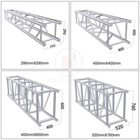 Scène de concert éclairage de scène musicale DJ structure de scène en treillis en aluminium mobile DJ éclairage treillis TRUSS DISPLAY