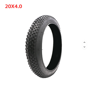 Pneu de vélo électrique noir de 26 <span class=keywords><strong>pouces</strong></span>, pneu de vélo de neige, pneu gras de 20x3.0, matériau en caoutchouc pour vélo gras noir - Product Image 3