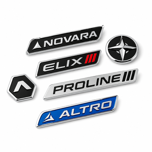 Sports Style 3D Chrome ABS Plastic Car Emblem Custom Nameplate <strong>Auto</strong> Badge for 3M Adhesive Exterior <strong>Decoration</strong> <strong>Decal</strong> - Product Image 2