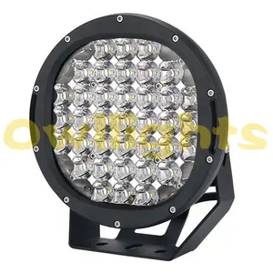 Lampu depan truk LED kecerahan tinggi, lampu kerja LED 16600lm 185W 9 "185w untuk 4x4 lampu mengemudi SUV Off-road