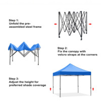 Tente légère en tissu Oxford Ripstop, en alliage d'aluminium, imperméable et écologique, pour le camping en intérieur/extérieur