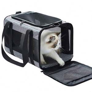 Bolsa de Transporte para Mascotas, Portátil, Transpirable, para Viajes al Aire Libre, para Perros y Gatos, Venta al Por Mayor - Product Image 1
