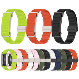 Correas de Reloj de Silicona Magnéticas Elásticas Personalizadas al por Mayor, Correas de Repuesto Deportivas para Google Fitbit Air Band - Product Image 1