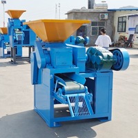 Compacteur de boulets de charbon de biomasse de type rouleau Bohan, nouveau, très efficace, à moteur AC, capacité 1-2H/H, en promotion