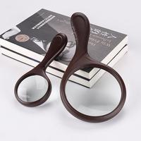 ABS Rubber High Definition Magnifiers Glass Eye Loupe Handheld Jewelry Magnifier for Newspaper Book Reading Supplies