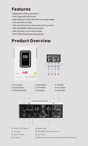 SKE PH4200 4200W Solar-Wechselrichter-<span class=keywords><strong>System</strong></span> Reine Sinuswelle MPPT Einphasig 93% Effizienz 2 Jahre Garantie - Product Image 6
