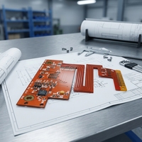 Assemblage de circuits imprimés (PCB) rigides/flexibles/rigides-flexibles sur mesure en Chine avec une épaisseur de cuivre de 1 oz pour les appareils électroménagers (PCBA)