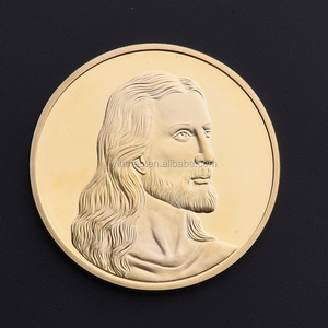 <span class=keywords><strong>Da</strong></span> Vinci Jesus ultima cena Souvenir Coin, gesù placcato oro sfida monete personalizzate - Product Image 1