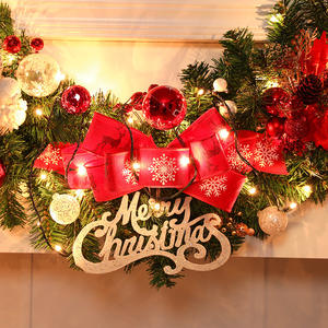 Guirlande de Noël en rotin PVC de 270 cm, décoration murale de Noël, guirlande artificielle en pin pour les fournitures d'arrangement d'événements de fête - Product Image 4
