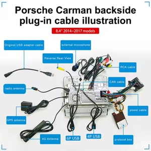 Naviua Touch Screen Car Multimedia Player GPS Navigation Auto Stereo Video Player for Porsche Cayman 911/718 Boxster 2014-2017 - Product Image 2