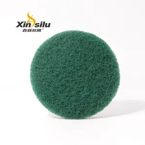 4 inch industrial supplier non woven round diamond scouring pads factory outlet