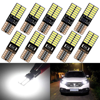 10 Stück T10 W5W Auto-LED-Signalleuchte 7000K Weiß CANBUS 12V für Auto-Innenraum, Leseleuchten, Tür-, Karten-, Kofferraum- und Kennzeichenbeleuchtung