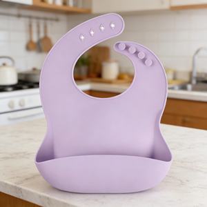 Babero de Silicona para Bebé con Diseño de Dibujos Animados y Logotipo Personalizado, de Grado Alimenticio, Impermeable, para la Alimentación Infantil - Product Image 2