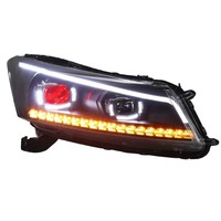 Phare LED pour Honda Accord 8ème génération berline 2008-2013, projecteur Angel Eye modifié, phare au xénon DRL, plug and play