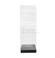 Étagère de présentation acrylique multi-niveaux autoportante pour brochures, livres, magazines, magasins de détail, stand d'exposition, étagère de rangement en PMMA