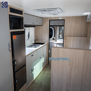 CAMPTRL Modern Family - Remolque de Viaje Tipo Caravana <span class=keywords><strong>para</strong></span> 2-<span class=keywords><strong>3</strong></span> <span class=keywords><strong>Personas</strong></span> con Cocina, Estándar Australiano - Product Image 6