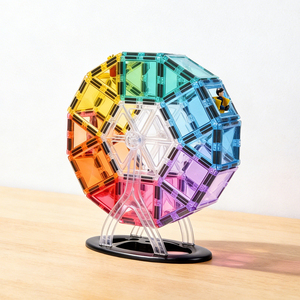Magplayer Premium Blocchi Magnetici Educativi STEM, Piastrelle Magnetiche Colorate per Bambini e Prescolare, Giocattolo Didattico - Product Image 2