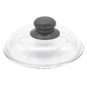 Glass Lid Brilliant 24 Cm With Black Handle For <b>Cookware</b> - Product Image 1