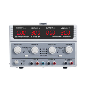 Fuente de Alimentación Regulada Ajustable, Regulador de Corriente Constante y Voltaje Constante LPS322DII 32V2A, Salida Dual - Product Image 1
