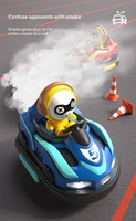 Voitures de course électriques télécommandées pour deux joueurs avec évitement d'obstacles contrôlés par application, portée de 50 m, interactives parent-enfant pour intérieur et extérieur