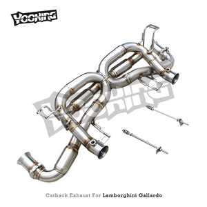 ท่อไอเสียโดยตรงสำหรับ lambสัญลักษณ์ Gallardo 5.0L 2004-2007ซูเปอร์สปอร์ต x ท่อข้างหลัง5ถึง1ป้องกันความร้อนท่ออ่อน - Product Image 5