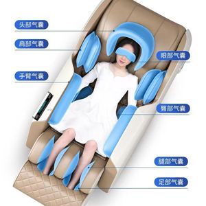 Fauteuil de massage intelligent pour le corps entier, automatique, sans rail, en cuir PU, fauteuil de salon avec télécommande, fonction musicale temporisée - Product Image 2