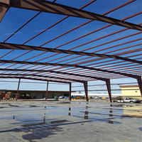 Almacén de Estructura de Acero Moderno, Construcción Prefabricada, Diseño Metálico, Modelo RT S80