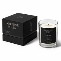 Vente en gros de bougies parfumées artisanales en cire de soja de luxe, longue durée, pour la maison, dans un bocal en verre, étiquette privée personnalisée